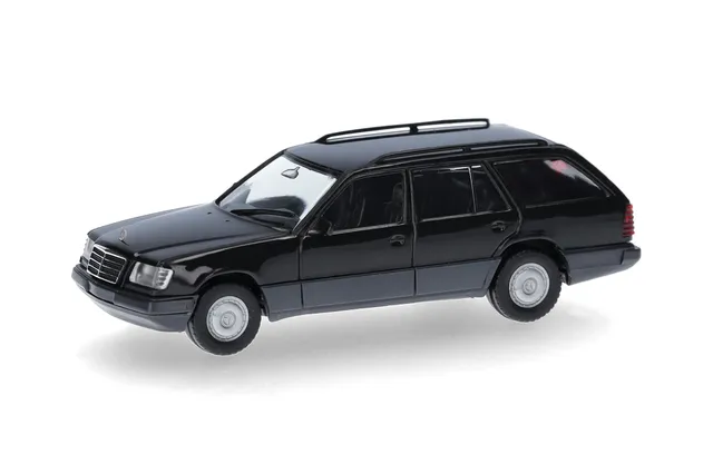 herpa-basic-mercedes-e-klasse-t-modell-124-schwarz-1-87-modellauto image 1