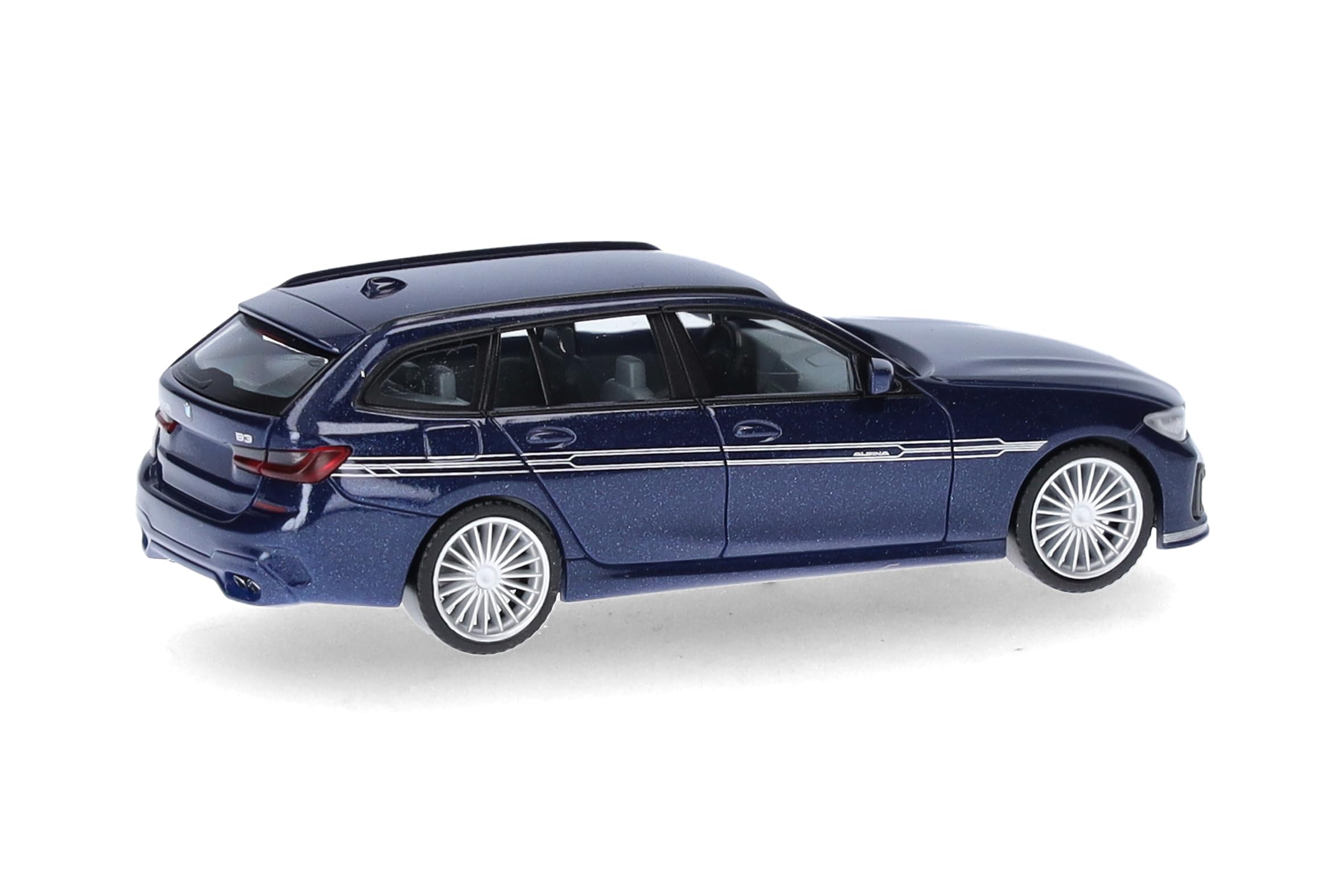 herpa-bmw-alpina-b3-touring-modellauto-blau-1-87-g21 image 2