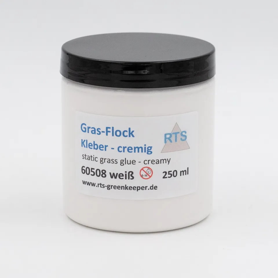 rts-greenkeeper-klebstoffe-gras-flock-kleber-wei-250-ml image 1