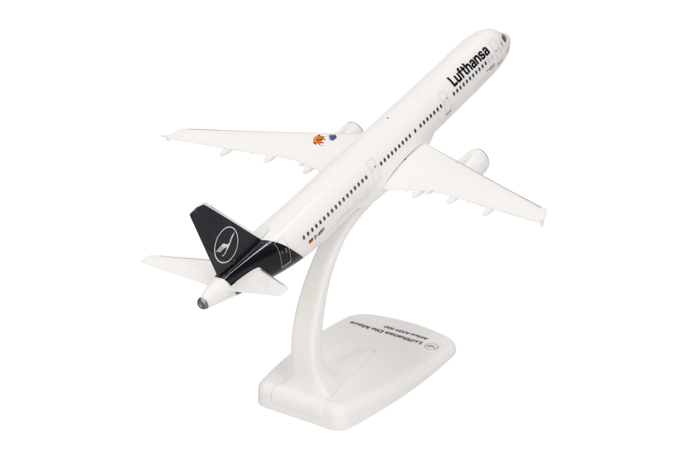 herpa-snapfit-lufthansa-a321-die-maus-flugzeugmodell-1-200 image 2