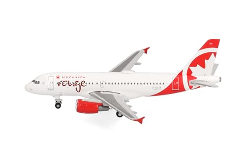 herpa-wings-air-canada-rouge-a319-flugzeugmodell-1-500-metall image 7