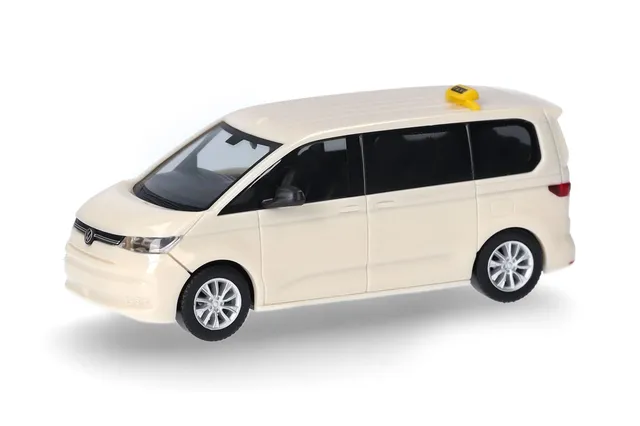 herpa-cars-trucks-vw-multivan-taxi-modellauto-1-87-kunststoff image 1