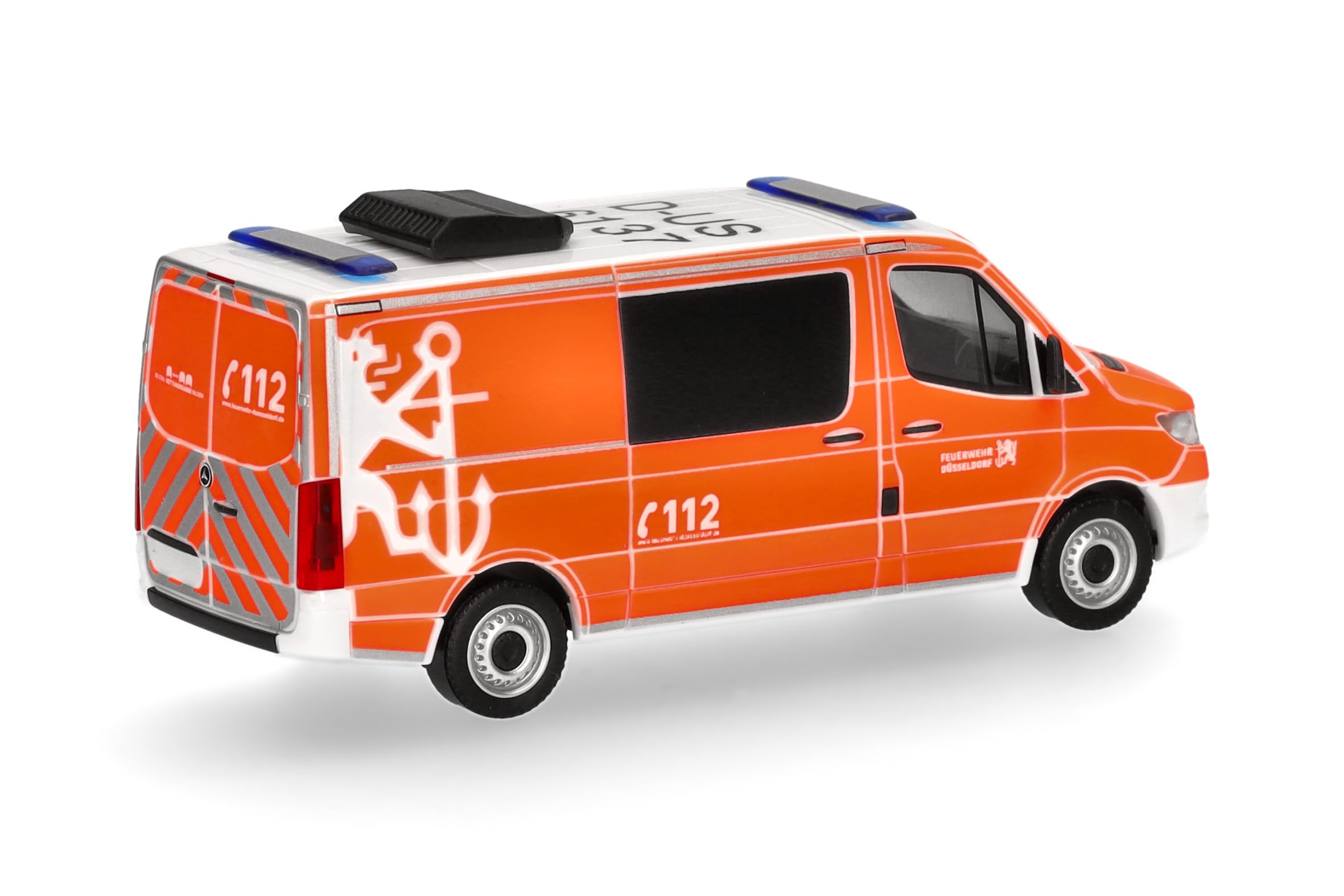 herpa-mercedes-benz-sprinter-18-halbbus-modellauto-feuerwehr-d-sseldorf-1-87 image 2