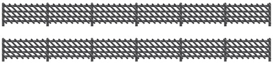 peco-ratio-427-oo-ho-bahnhofszaun-lms-schwarz-680-mm image 1