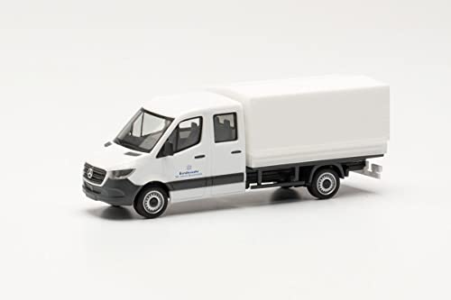 herpa-minitanks-mercedes-sprinter-doppelkabine-modellauto-1-87-wei image 2
