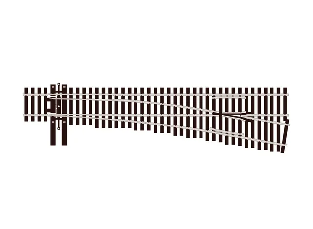 peco-slu7061-weiche-rechts-code-70-h0-streamline image 1