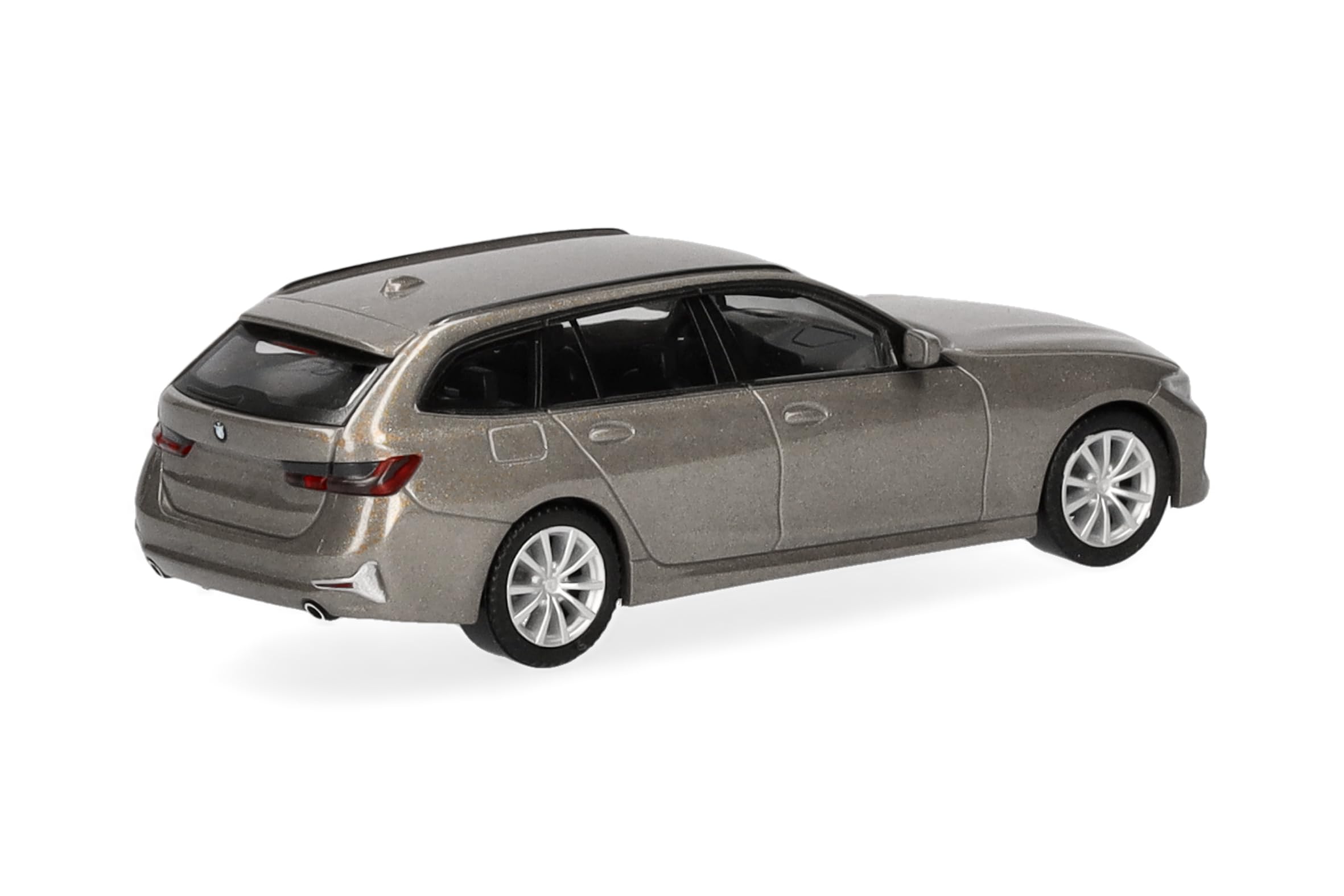 herpa-bmw-3er-touring-modellauto-messing-metallic-1-87 image 2