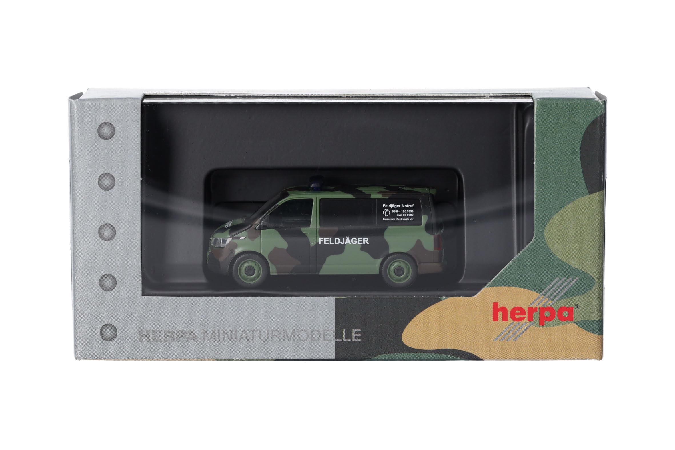herpa-minitanks-vw-t6-1-bus-feldj-ger-modellauto-1-87-flecktarn image 5
