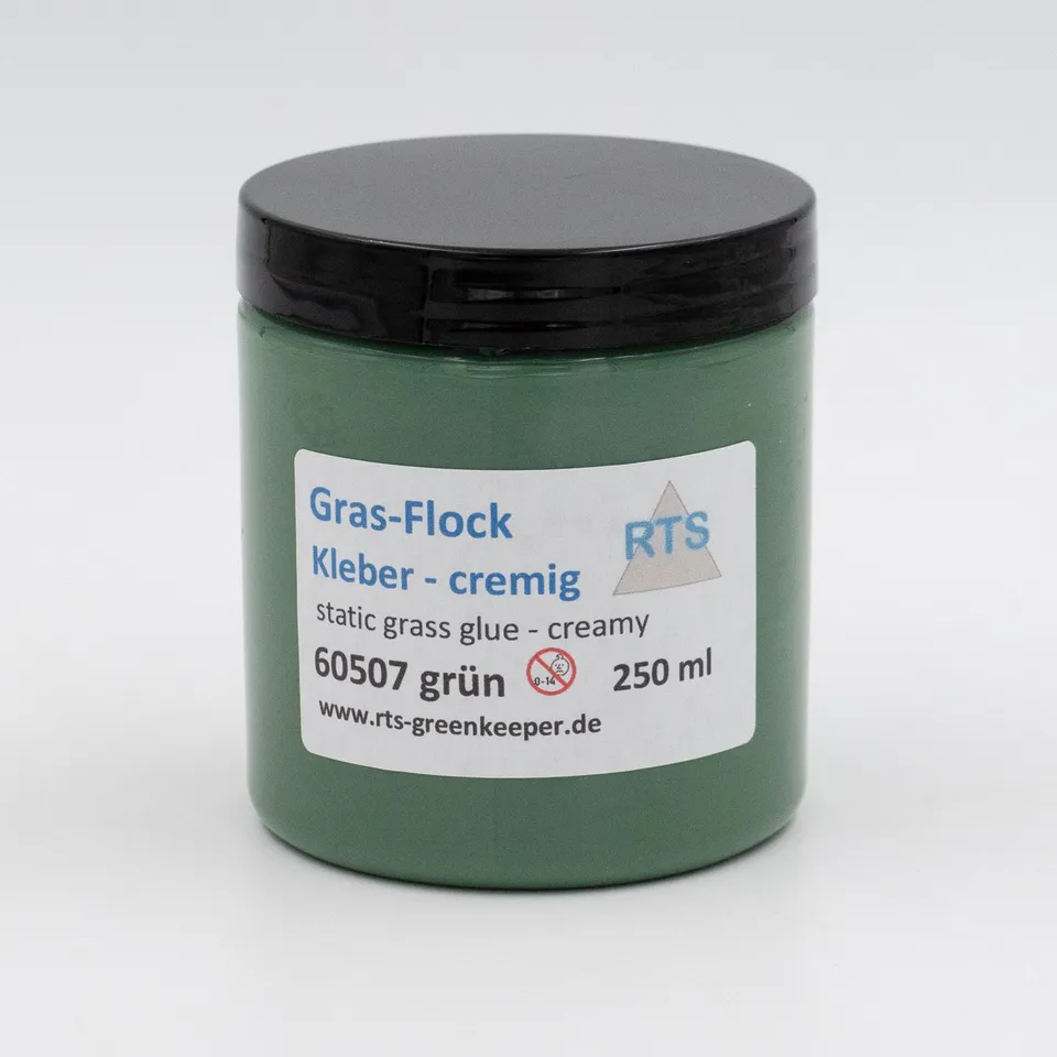 rts-greenkeeper-klebstoffe-gras-flock-kleber-gr-n-250-ml image 1