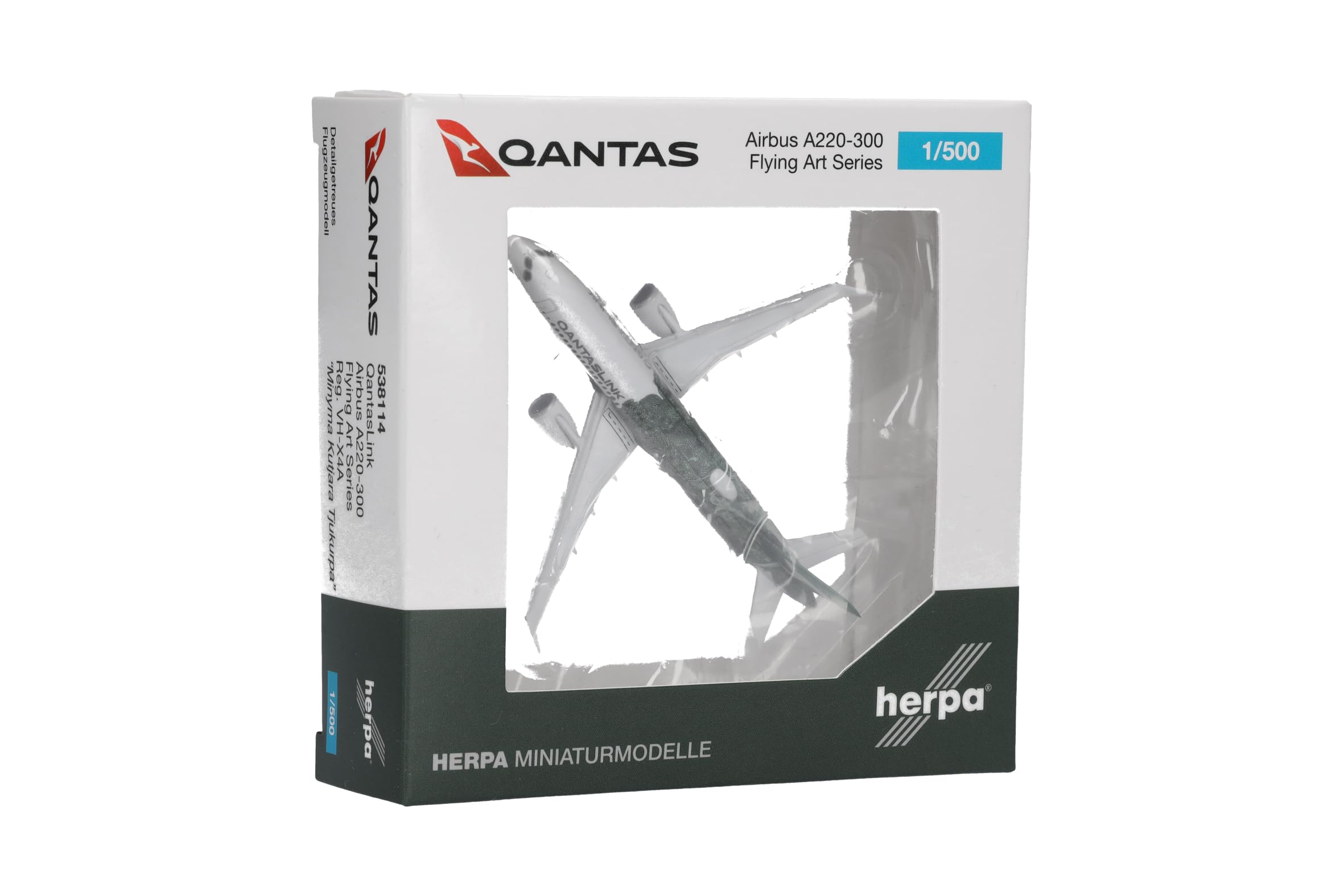herpa-wings-qantaslink-a220-300-flying-art-flugzeug-1-500-gr-n image 5