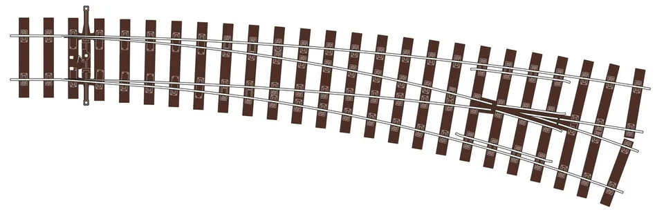 peco-slu1186-streamline-bogenweiche-rechts-oo-code-75 image 1