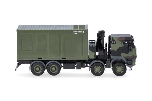 herpa-iveco-trakker-8x8-bundeswehr-modell-lkw-kran-1-87 image 8