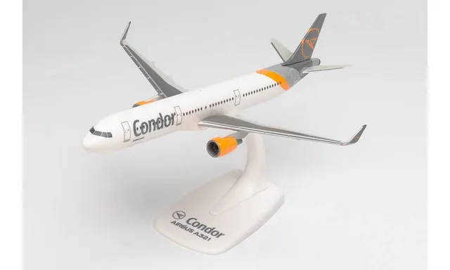 herpa-wings-condor-airbus-a321-d-aiag-1-200-mit-standfu image 1