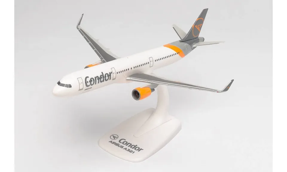 herpa-wings-condor-airbus-a321-d-aiag-1-200-mit-standfu image 1
