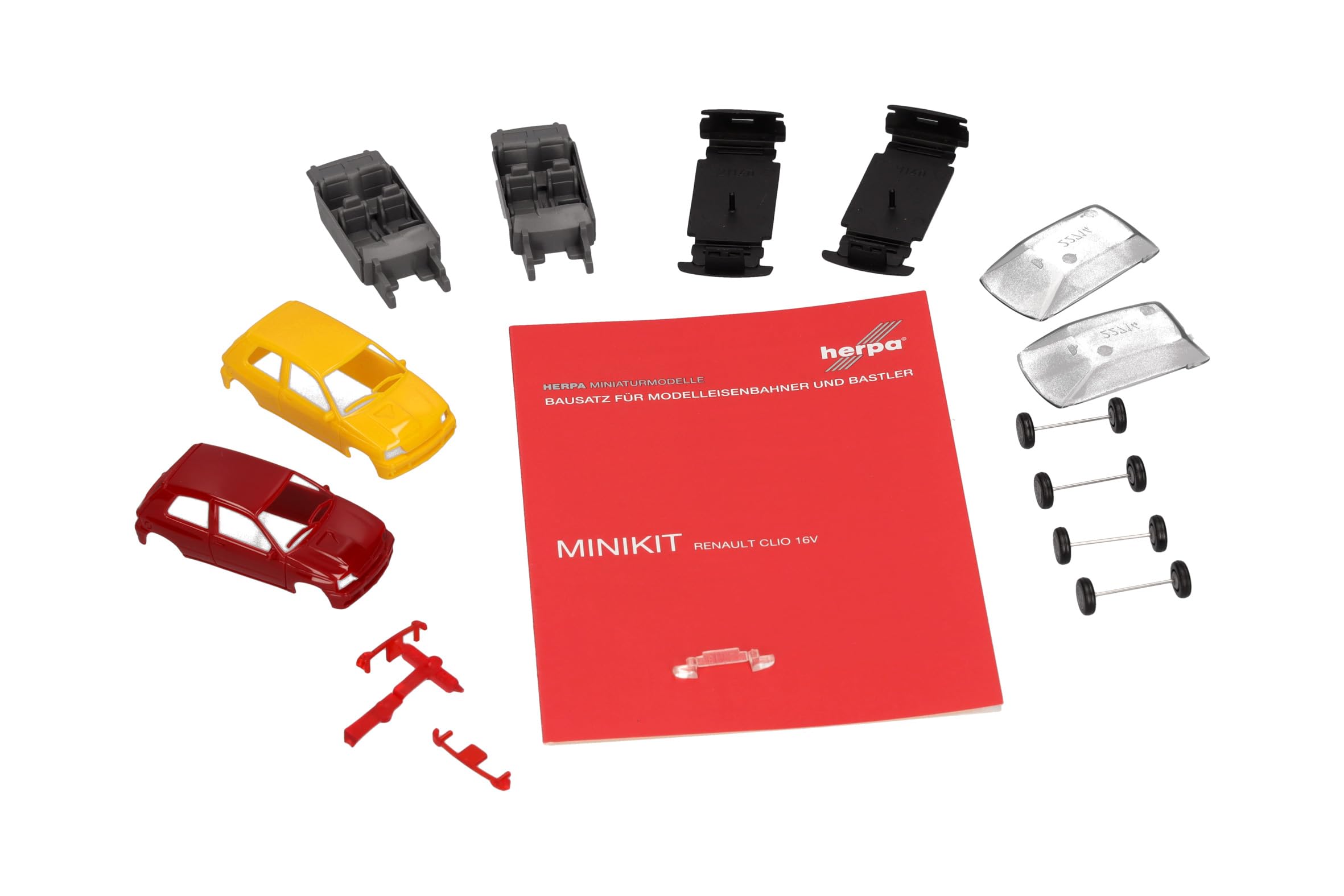 herpa-minikit-renault-clio-16v-bausatz-1-87-gelb-rot image 4