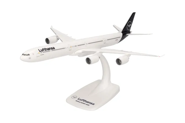 herpa-snapfit-airbus-a340-600-l-beck-modellflugzeug-1-250 image 1