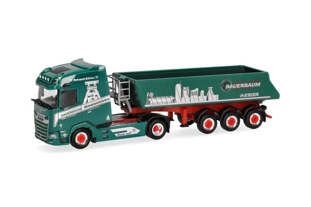 herpa-daf-xg-kipp-sattelzug-sauerbaum-lkw-modell-1-87 image 1