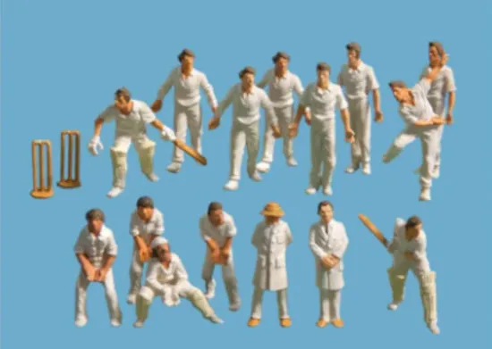 peco-modelscene-5300-figuren-cricket-team-oo-h0-15-teilig image 1