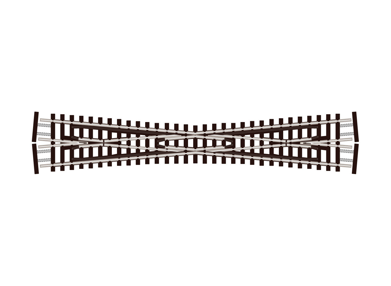 peco-streamline-sle394f-kreuzung-lang-spur-n-code-55 image 1