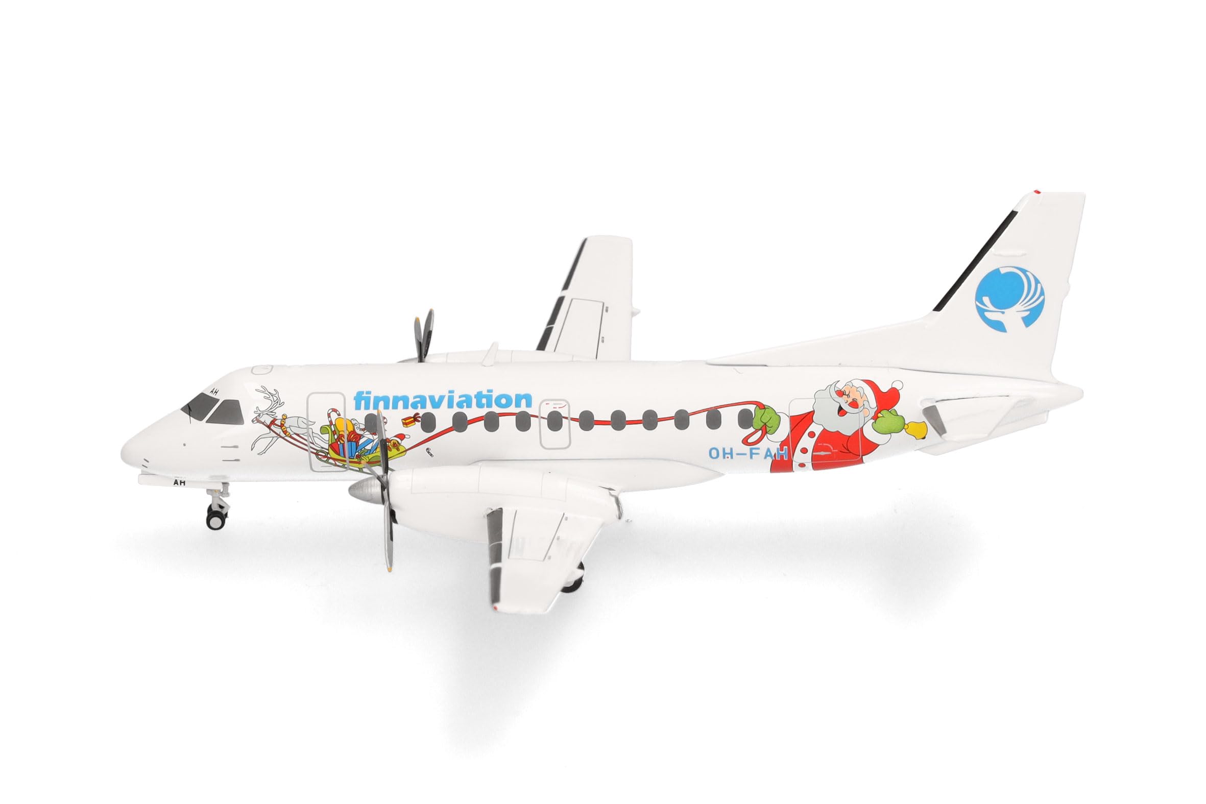 herpa-wings-finnaviation-saab-340-modellflugzeug-1-200-metall image 1