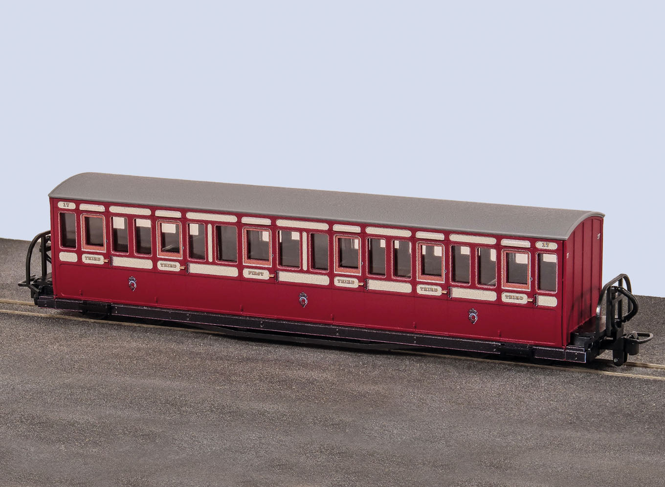 peco-gr-602a-bowsider-personenwagen-oo-9-kurz-rot-creme-17 image 1