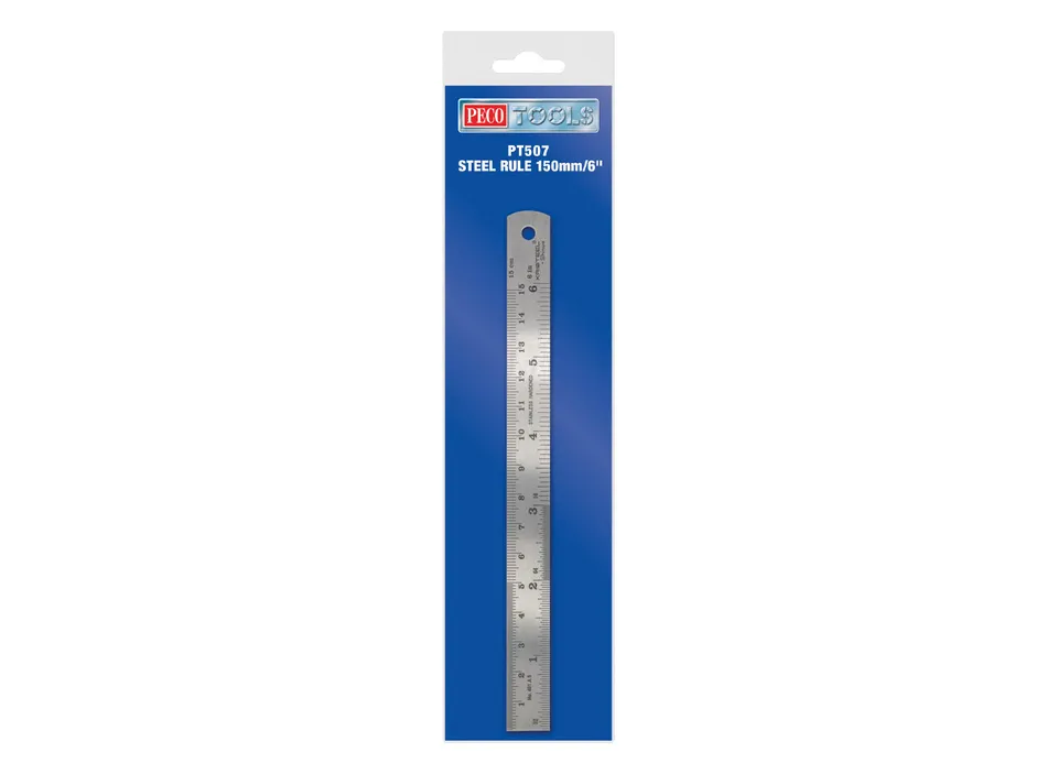 peco-pt507-stahllineal-150mm-6in-stahl image 1