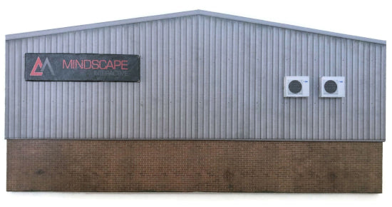 scale-model-scenery-kx061-oo-ho-industriehalle-flachrelief-hinten image 1