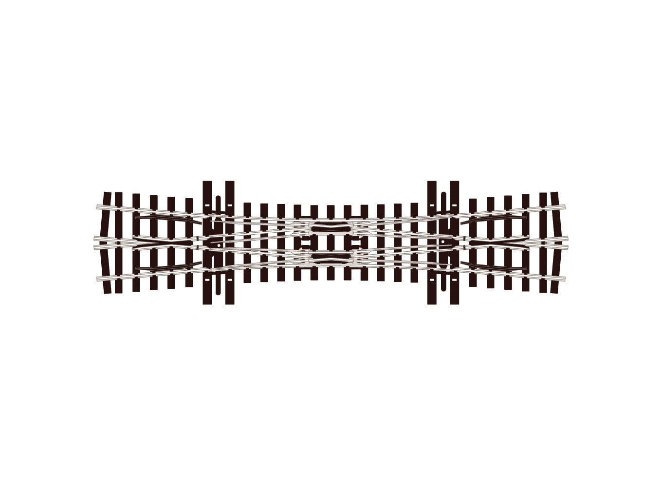 peco-streamline-sle1490-hom-doppelte-kreuzungsweiche-code-75 image 1