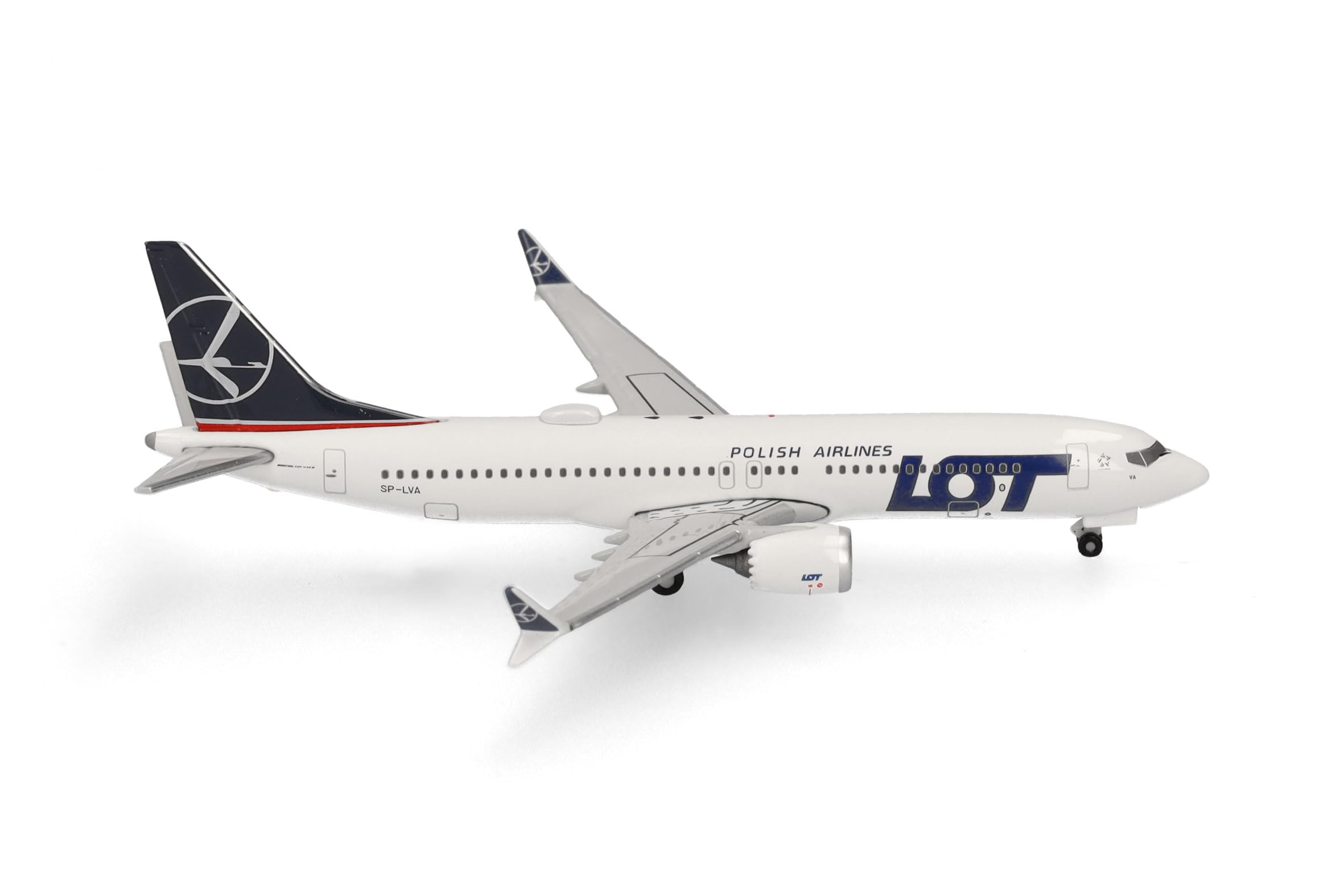 herpa-wings-lot-boeing-737-max-8-flugzeugmodell-1-500-metall image 1