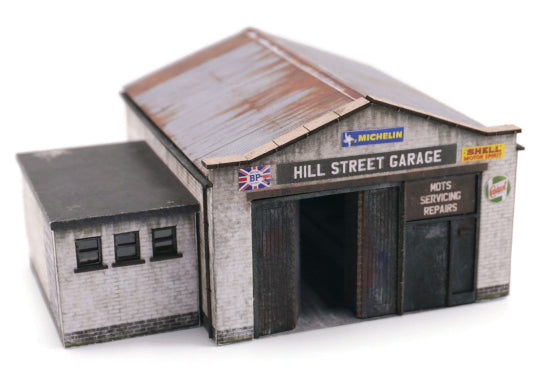scale-model-scenery-kx112-garage-bausatz-h0-oo-werkstatt image 1