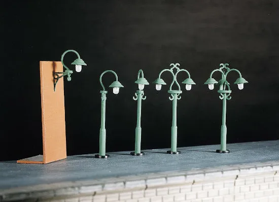 peco-ratio-453-schwanenhals-lampen-9-st-ck-oo-h0-bausatz image 1