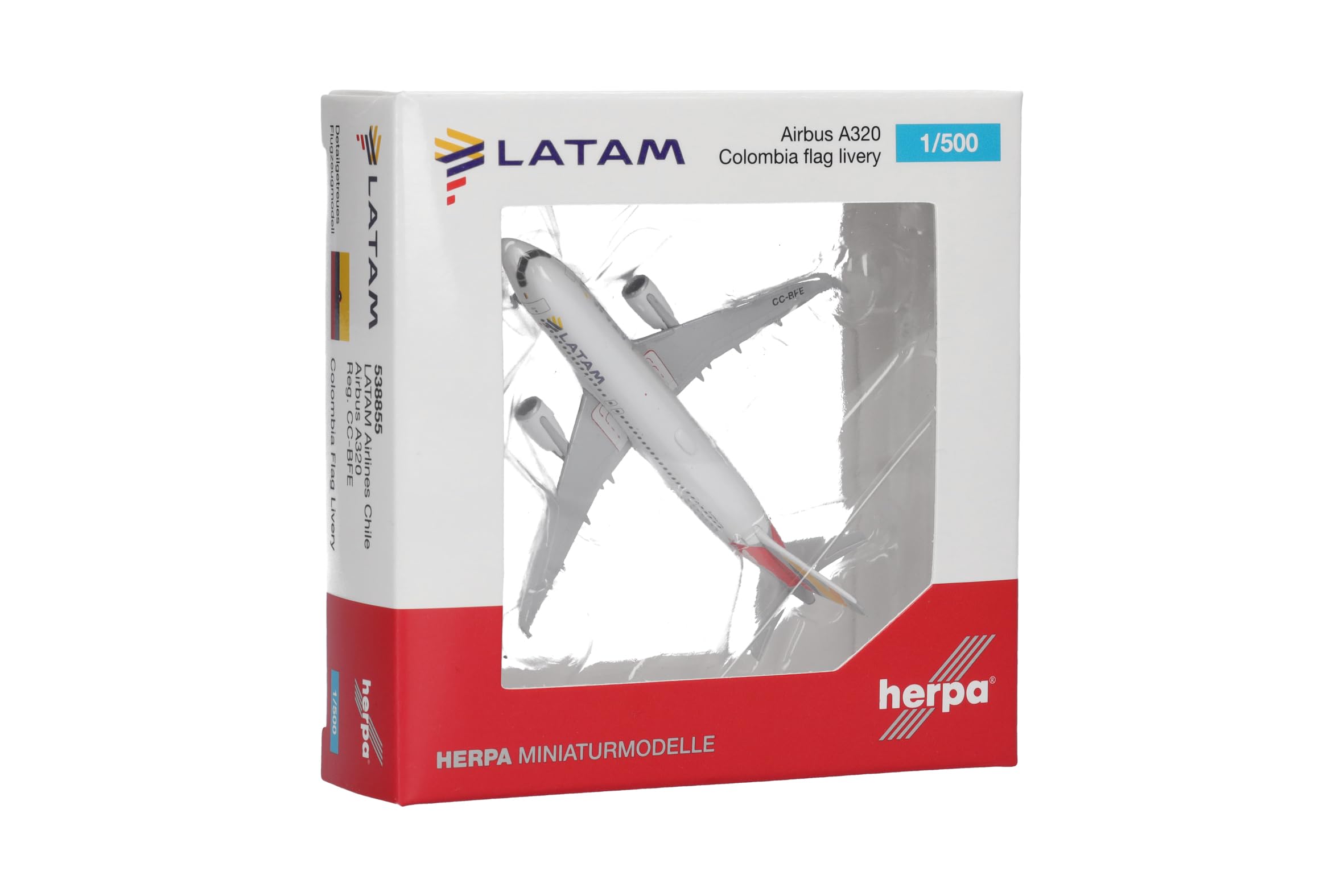 herpa-wings-latam-a320-colombia-flag-livery-1-500-metall image 5