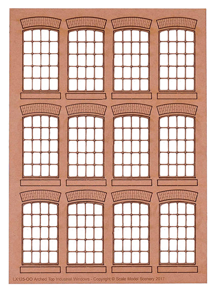 scale-model-scenery-lx125-industriefenster-rundbogen-oo-ho image 1