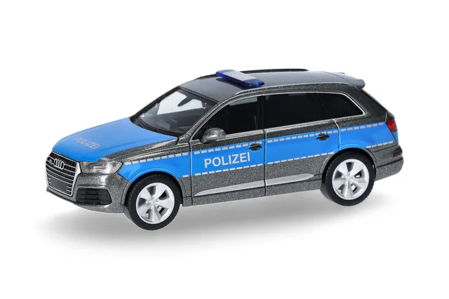 herpa-audi-q7-polizei-modellauto-1-87-einsatzfahrzeug image 1