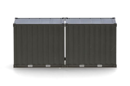 herpa-minitanks-2x-10ft-container-bundeswehr-modell-1-87-bronzegruen image 8