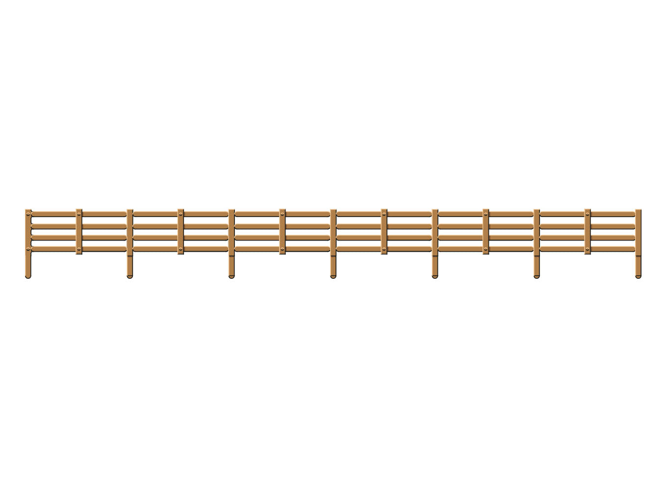 peco-lineside-lk-12115-weidezaun-tt120-1360-mm-flexibel image 1