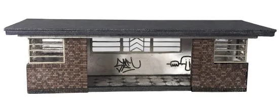 scale-model-scenery-kx097-art-deco-bus-shelter-bausatz-oo image 1