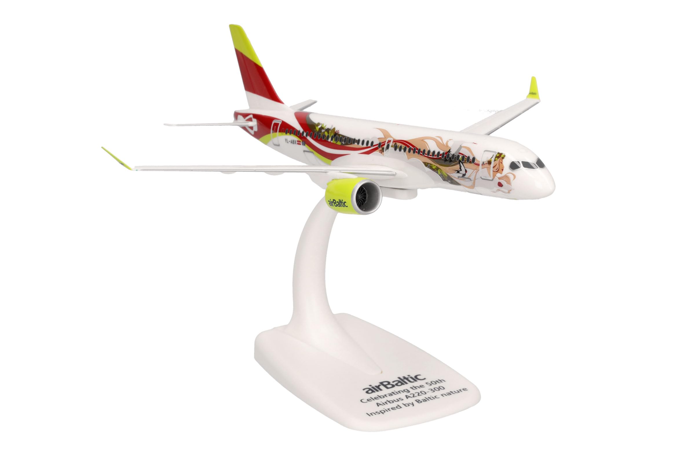 herpa-snapfit-airbaltic-a220-300-flugzeugmodell-1-200-yl-abx image 4