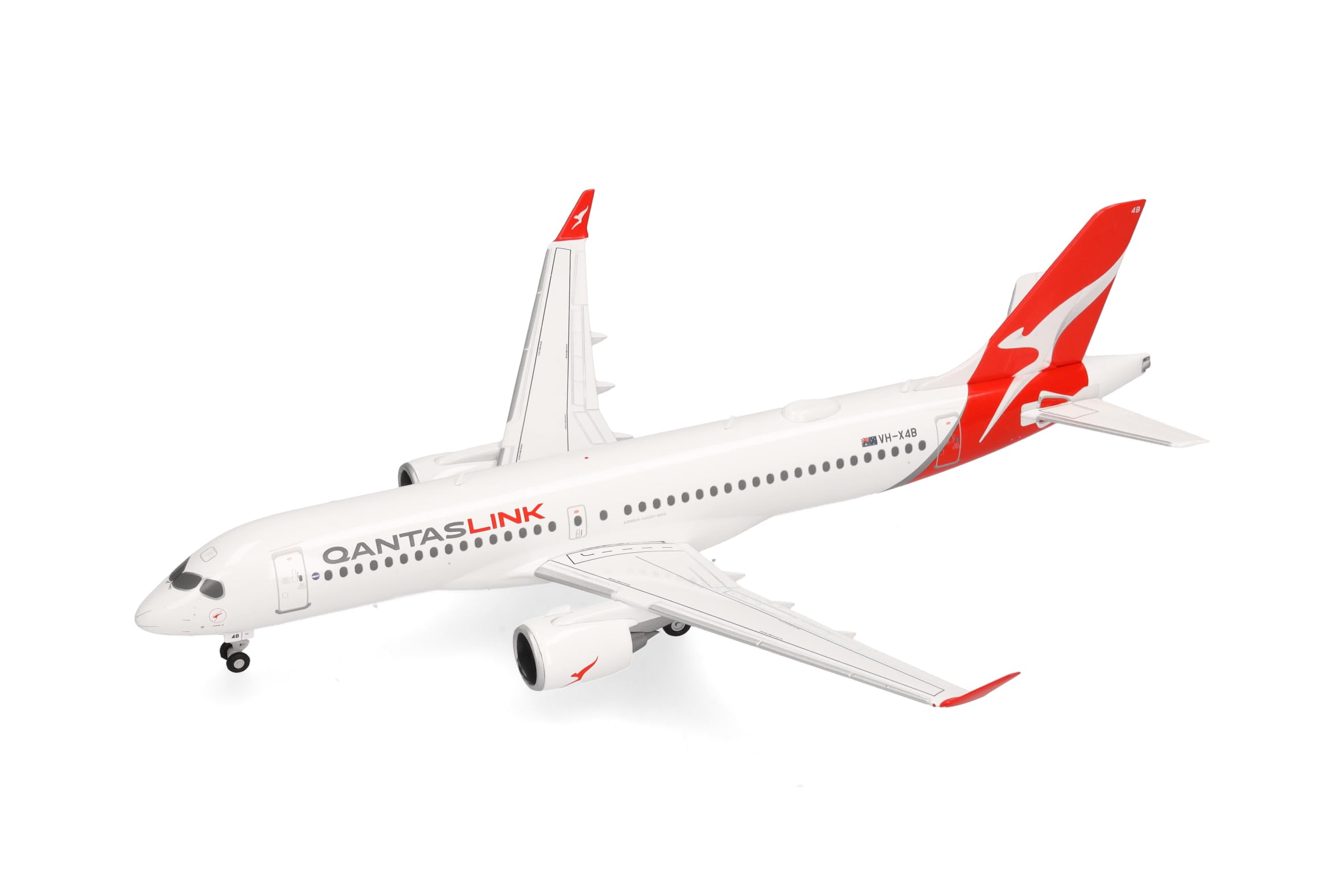 herpa-wings-qantaslink-airbus-a220-300-flugzeugmodell-1-200-metall image 4