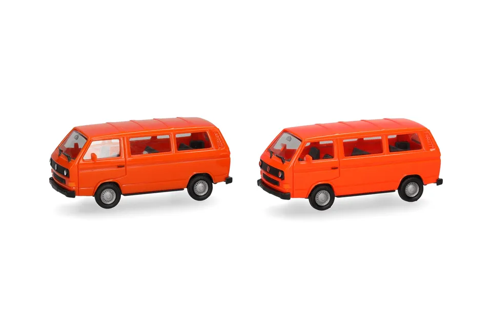 herpa-minikit-vw-t3-bus-modellbausatz-1-87-rot-orange-2-st-ck image 1