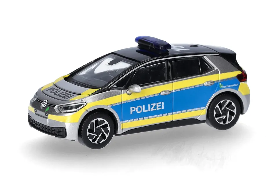herpa-vw-id-3-polizei-hamburg-modellauto-1-87-kunststoff image 1