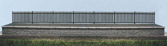 ratio-245-gwr-spear-fencing-zaun-bausatz-spur-n-schwarz image 1
