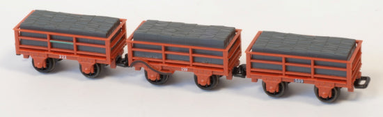 peco-gr-322-schmalspurwagen-oo-9-rot-3er-pack image 1