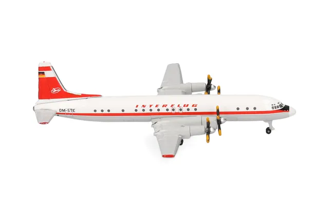 herpa-wings-interflug-ilyushin-il-18-modellflugzeug-1-500-metall image 1