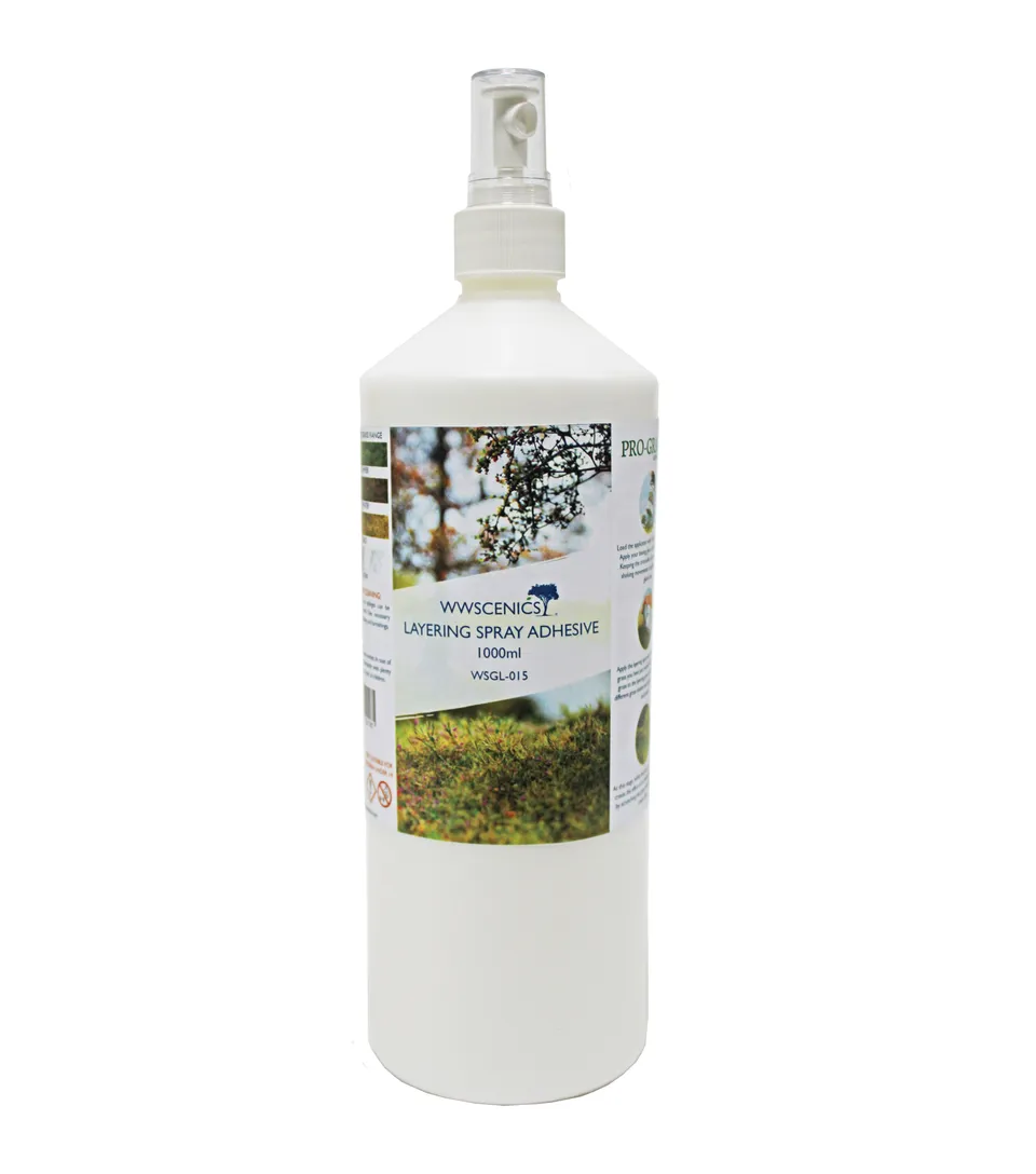 wwscenics-wsgl015-layering-spray-kleber-static-grass-1000ml image 1