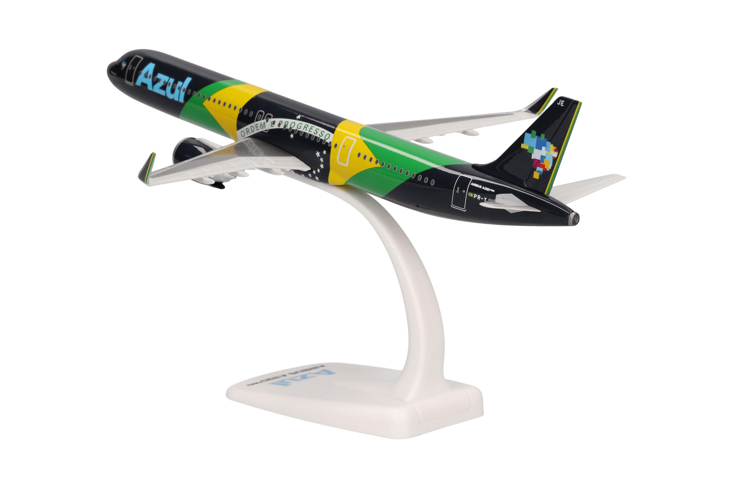 herpa-snapfit-azul-airbus-a321neo-flugzeugmodell-1-200-pr-yje-flag image 5