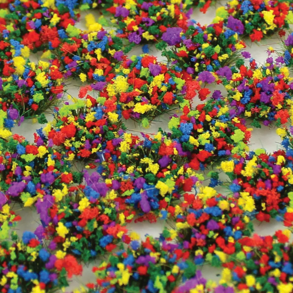 peco-wwscenics-w3tmf4-mixed-flower-grasb-schel-4mm-103stk image 1